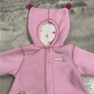 Sonoma Baby Pink Fleece Jacket